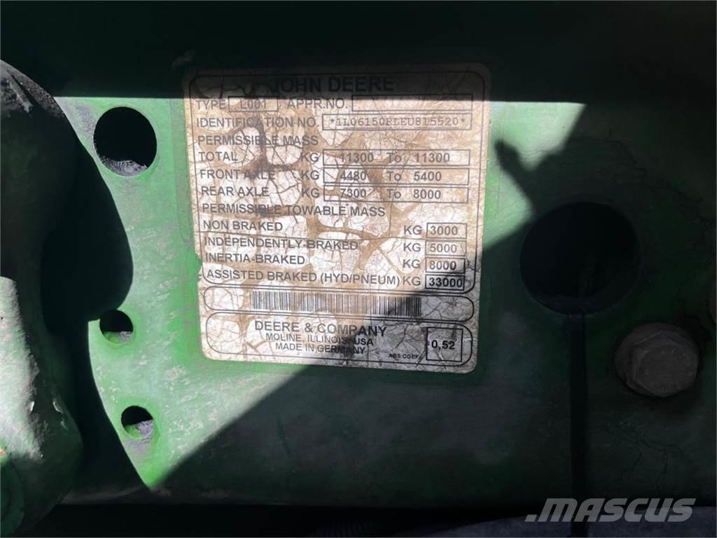 John Deere 6155R 曳引機