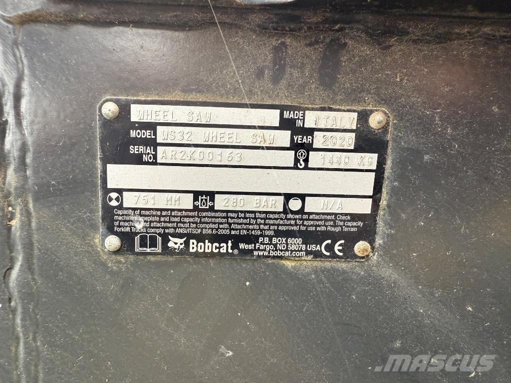 Bobcat WS 32 其他組件