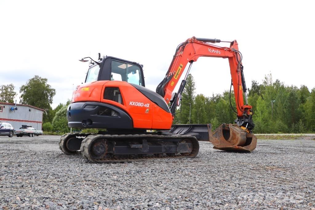 Kubota KX080-4a 中型挖土機/掘鑿機/挖掘機 7t-12t