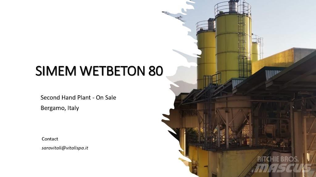  SIMEM WETBETON 80 混凝土配料(預拌)廠