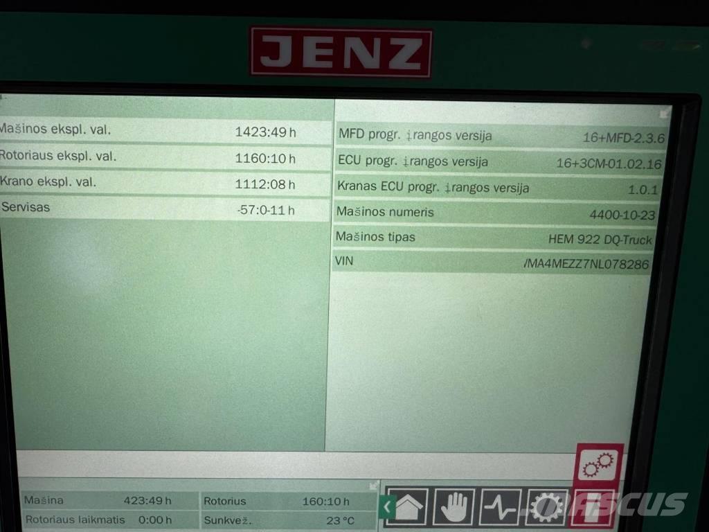 JENZ HEM 922 碎木機