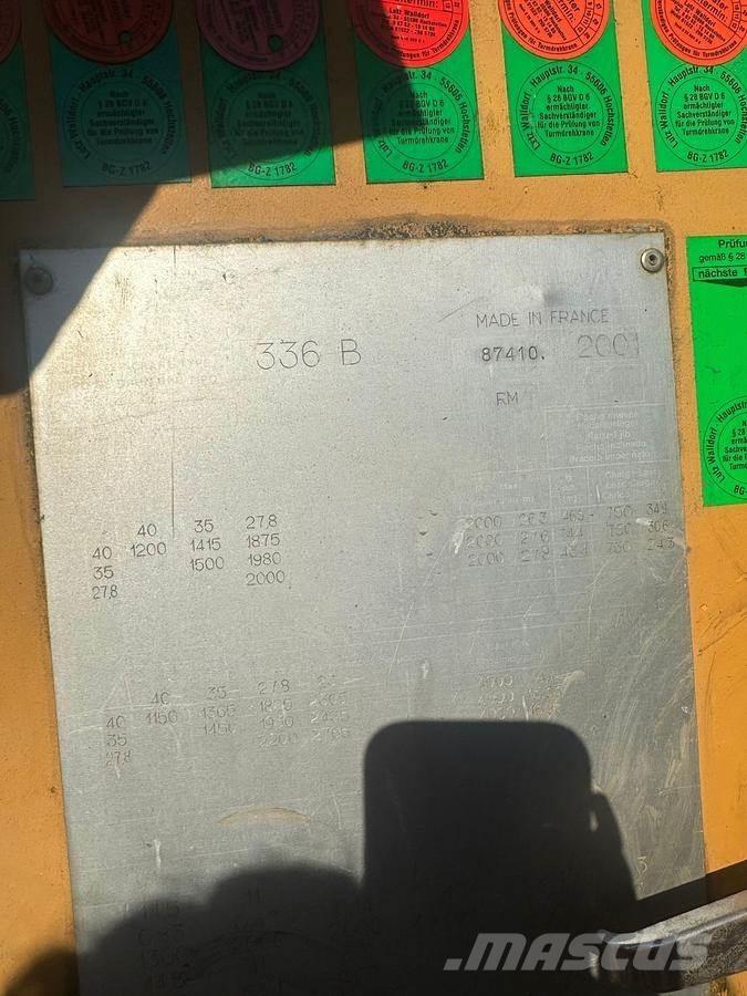 Potain 336 B 塔式起重機