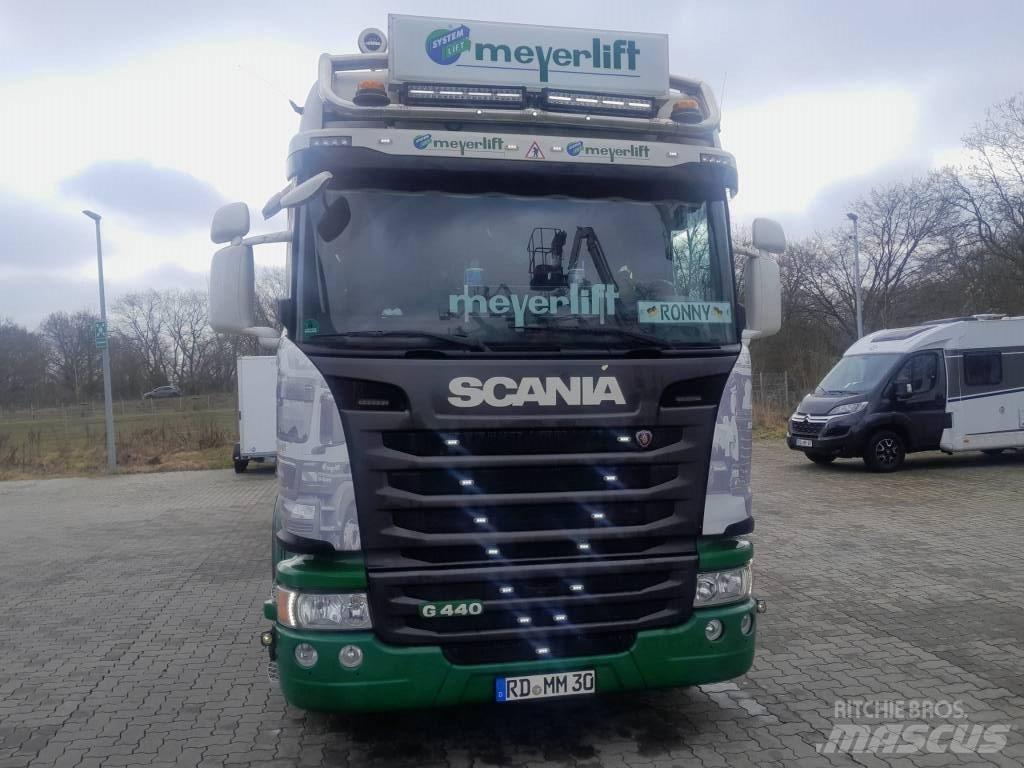 Scania G 440 平板 / 絞盤 卡車