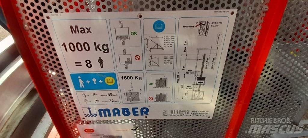  MABER MB A 800 吊車起重機、絞車吊貨機和物料升降機
