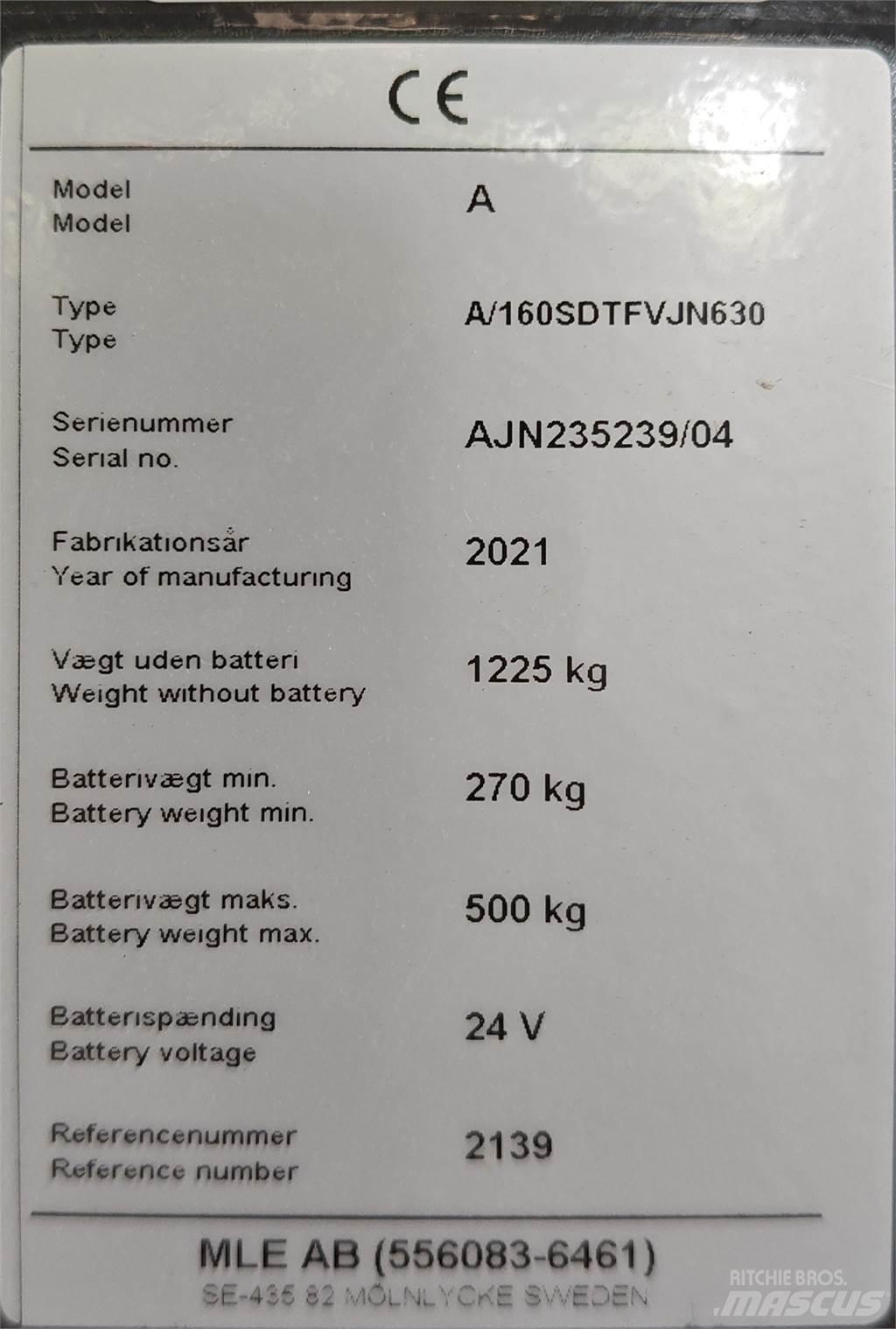 Atlet 160SDTFV 平台型低架升降機