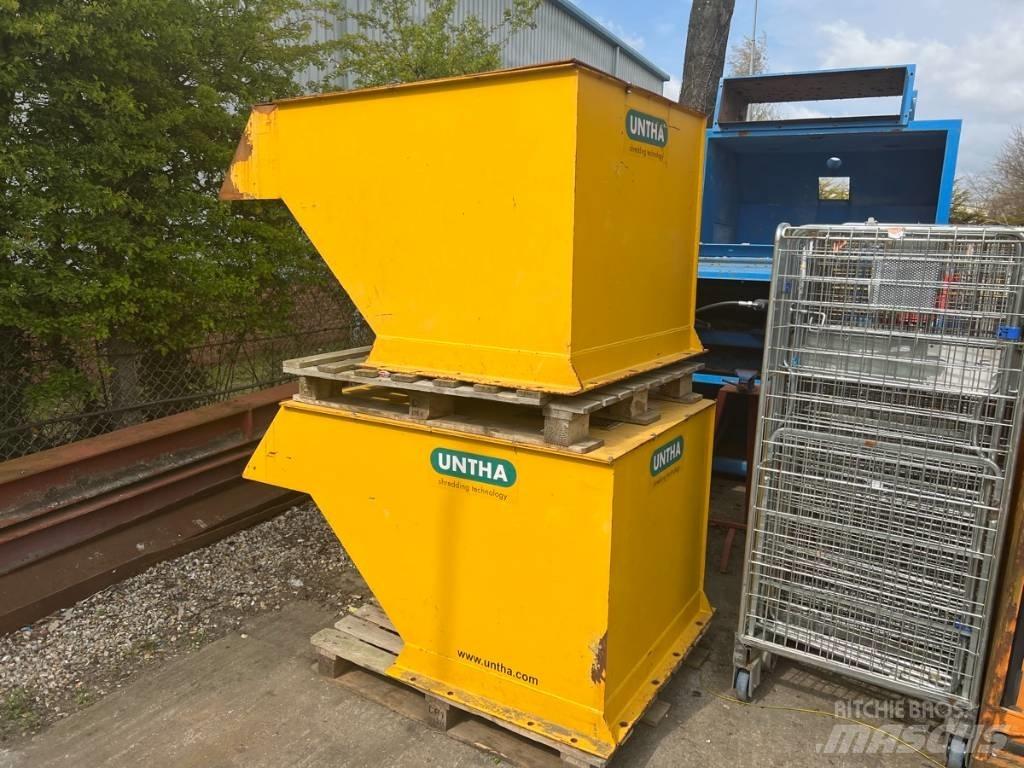 Untha RS50 Feed Hood 廢棄物/回收與採石設備備件