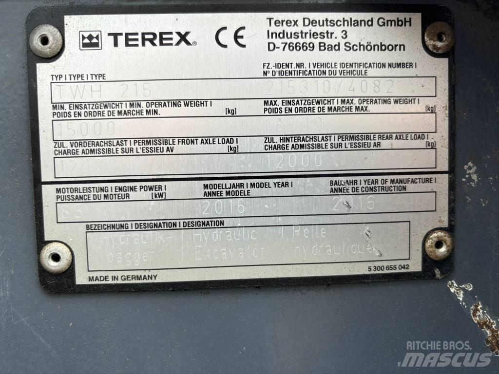 Terex TWH215 廢棄物選別設備