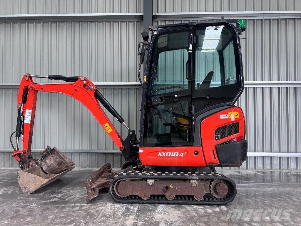 Kubota KX 018-4 小型挖土機/掘鑿機<7t(小型挖掘機)