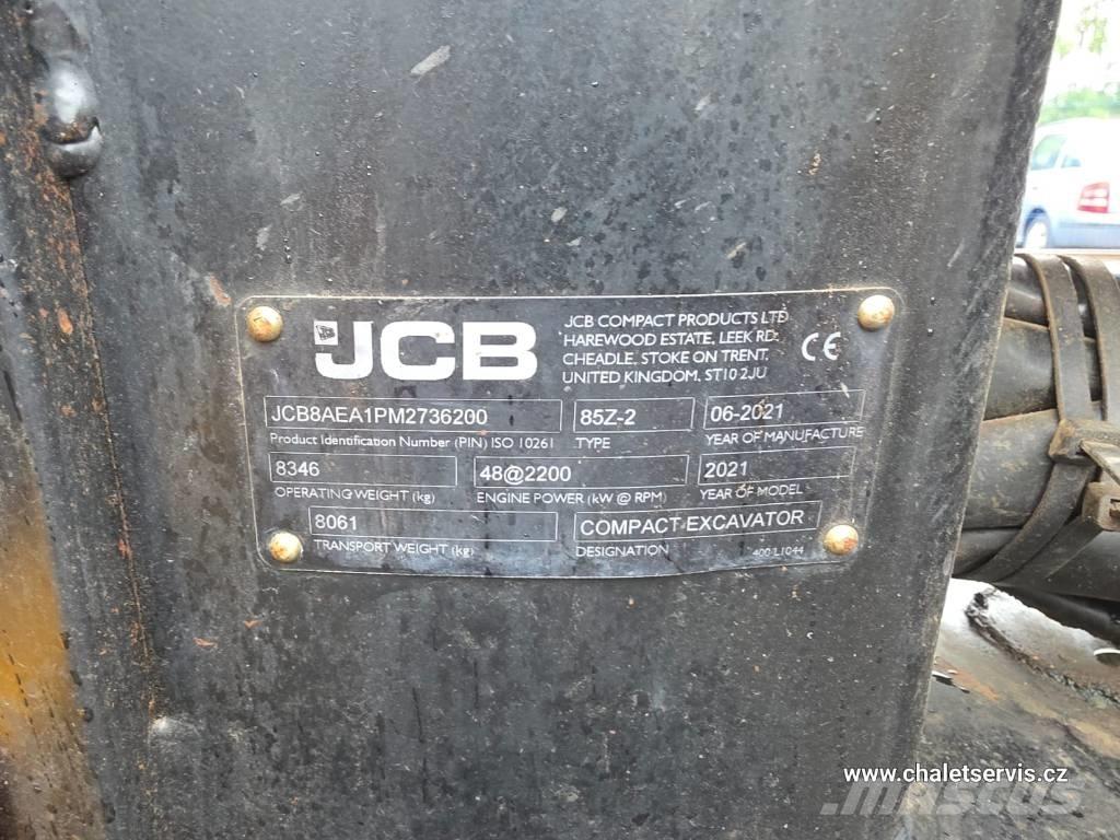 JCB 85 Z-2 中型挖土機/掘鑿機/挖掘機 7t-12t