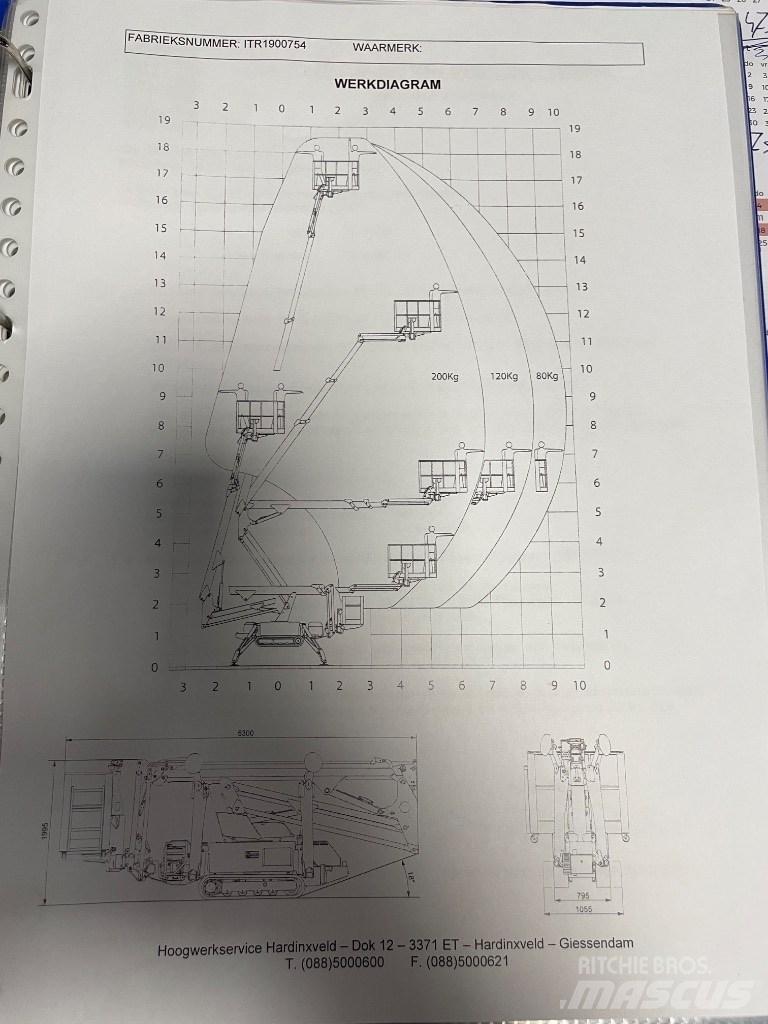 Imer IMR 19B 曲臂高空作業車