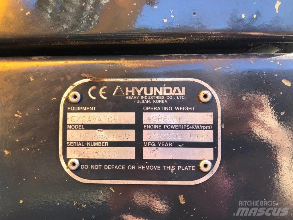 Hyundai R500LC-7A 履帶式 挖土機/掘鑿機/挖掘機