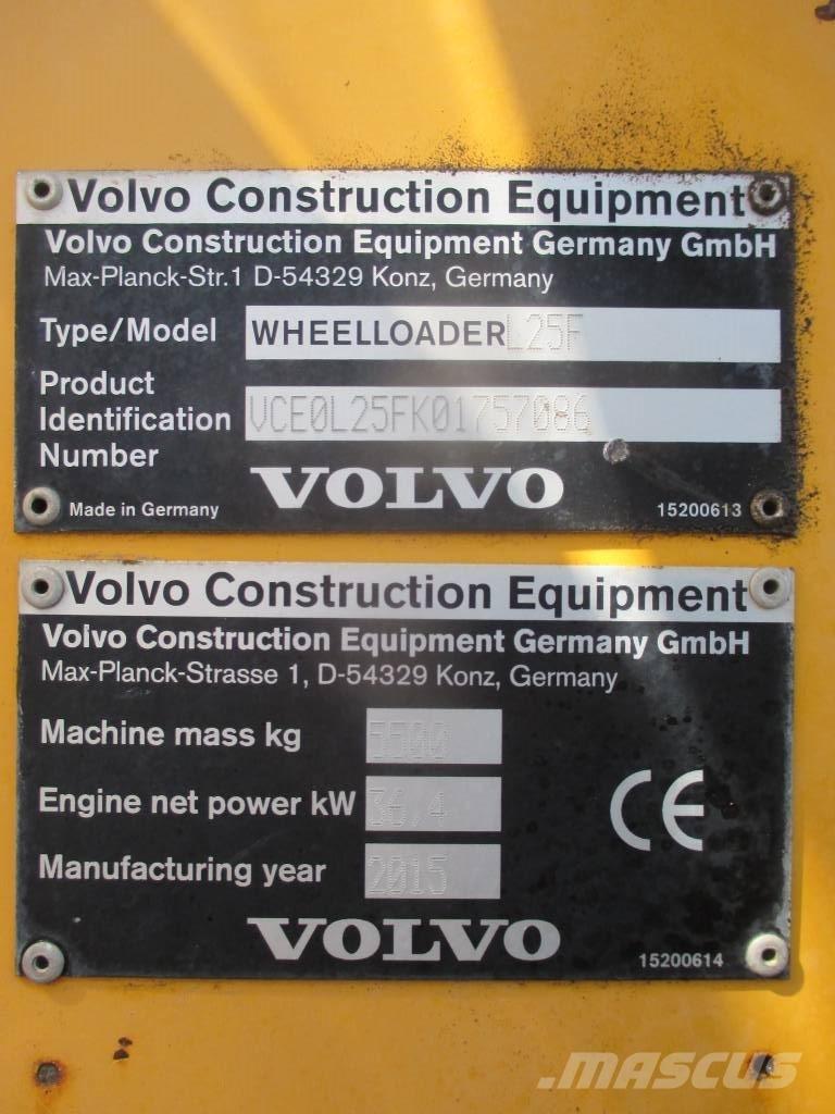 Volvo L 25 F 輪胎式裝載機