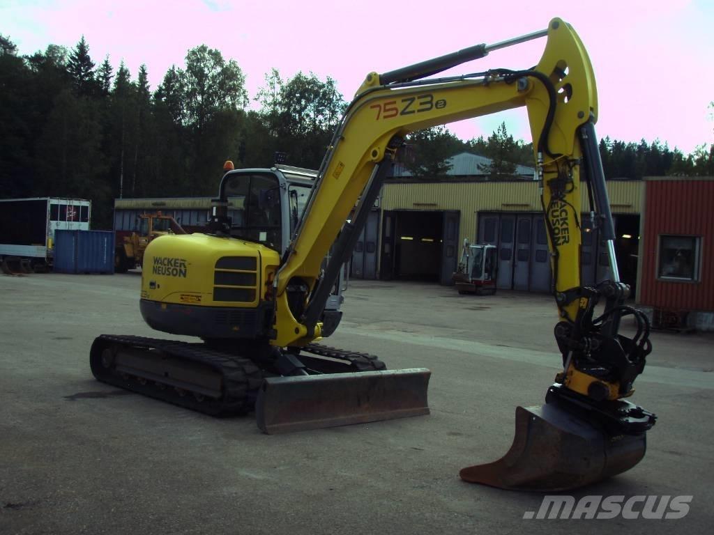 Wacker Neuson 75 Z3 中型挖土機/掘鑿機/挖掘機 7t-12t