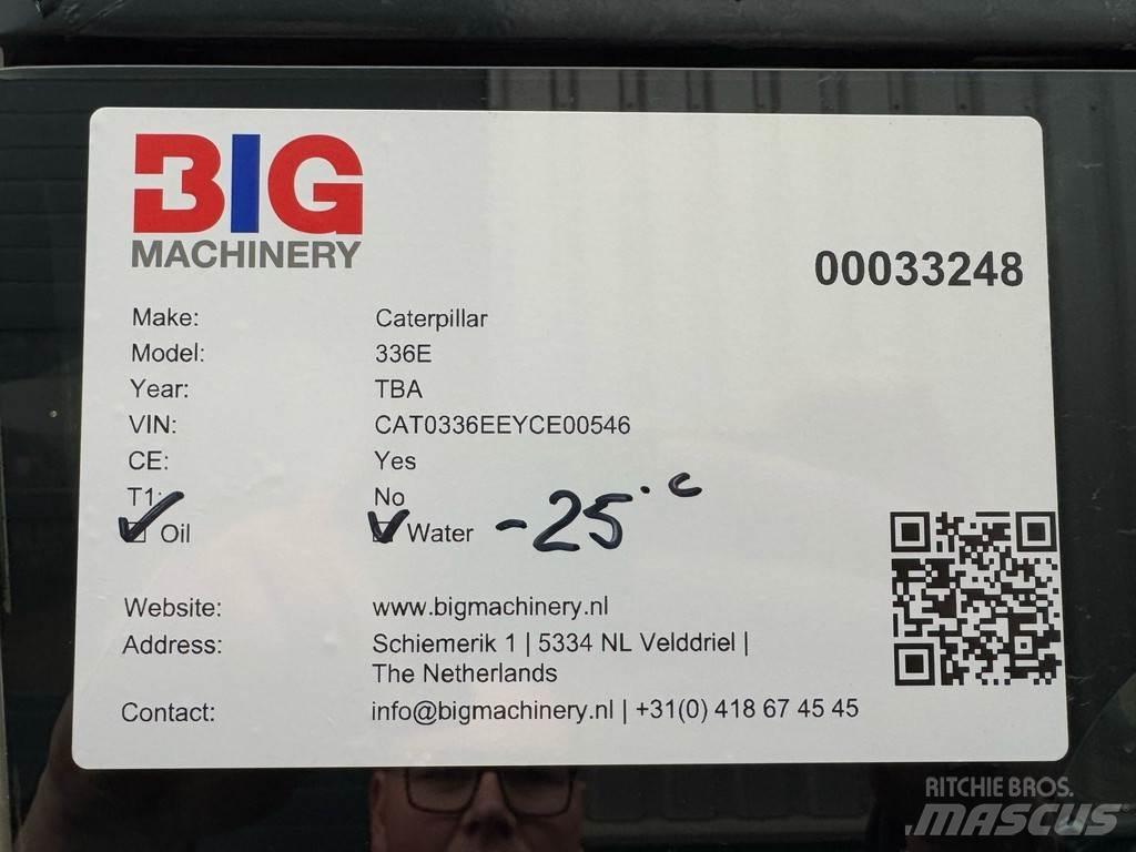 CAT 336EL 履帶式 挖土機/掘鑿機/挖掘機