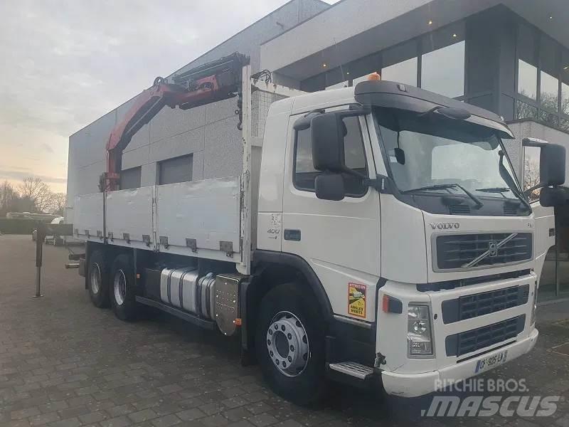 Volvo FM 400 平板式/側卸式卡車
