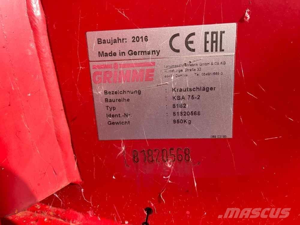 Grimme KSA 75-2 馬鈴薯設備 - 其他
