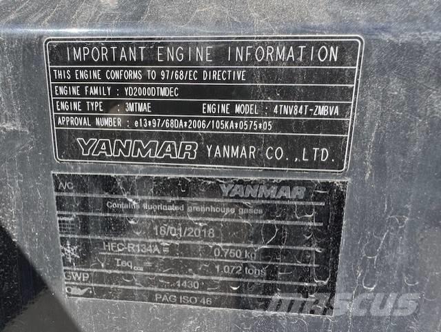 Yanmar SV60, ''SÅLD'' 小型挖土機/掘鑿機<7t(小型挖掘機)