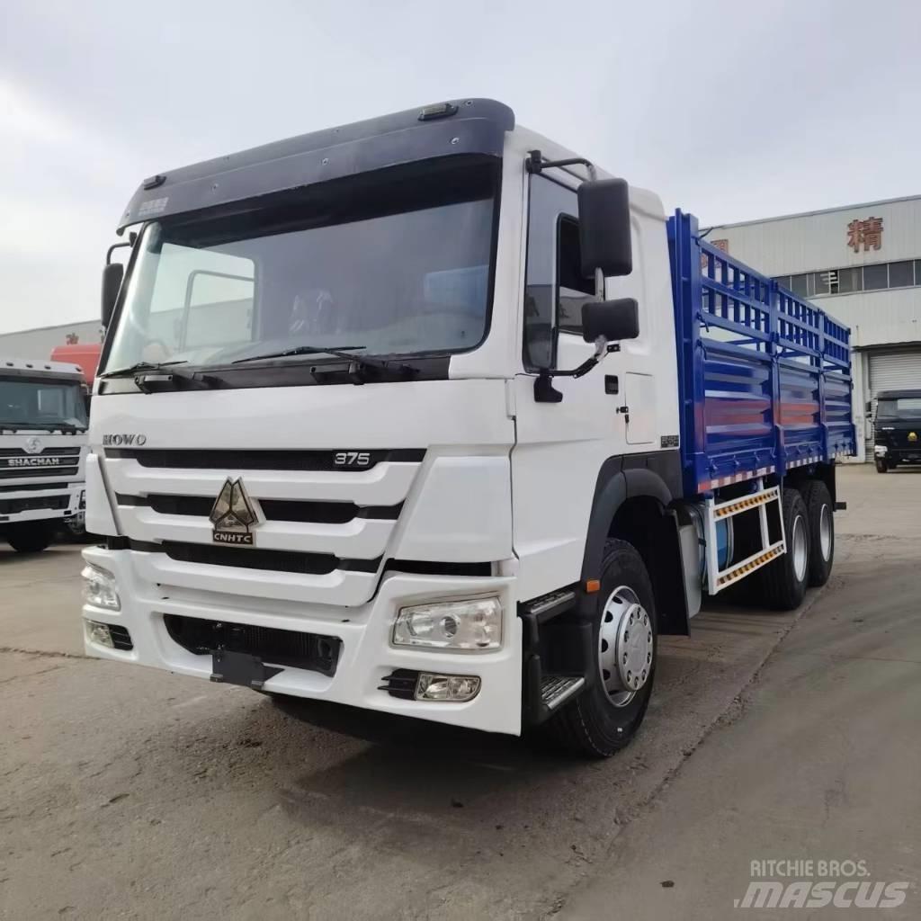 Howo 375 平板式/側卸式卡車