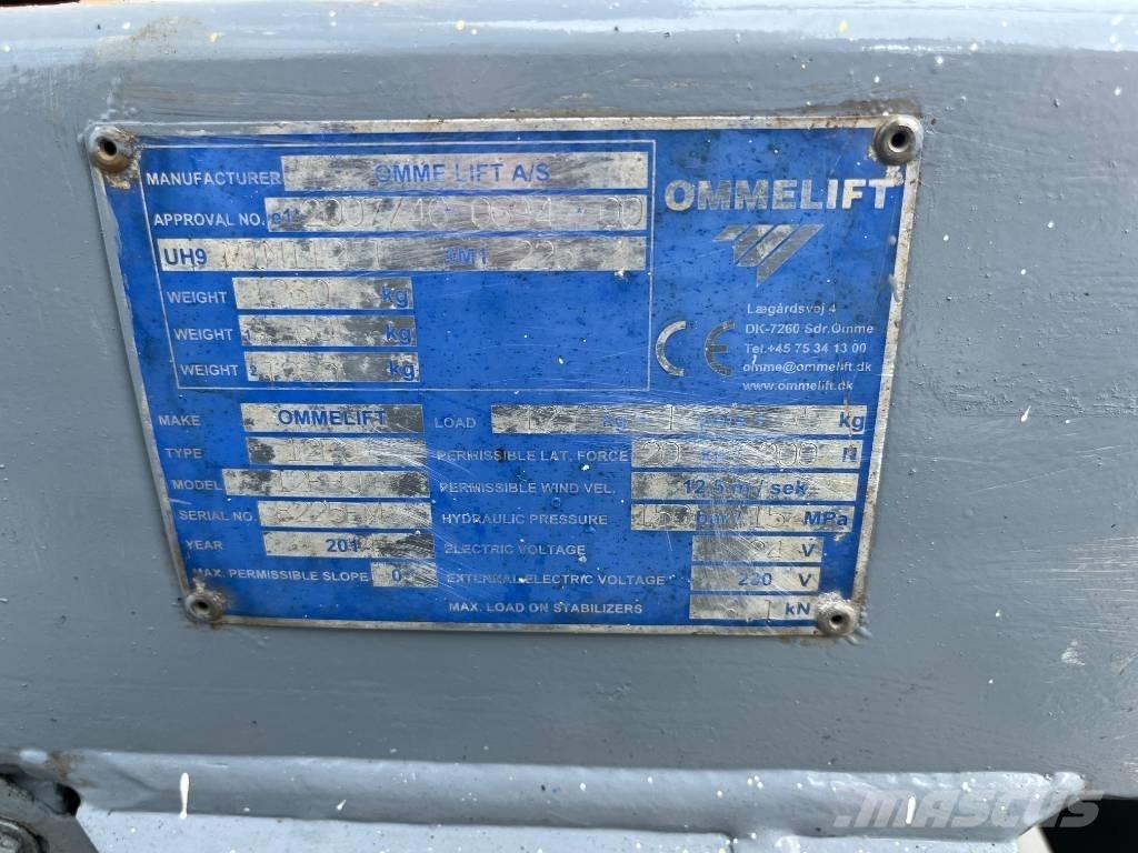 Omme Mini 12 EBJ 拖車裝載高空作業平台
