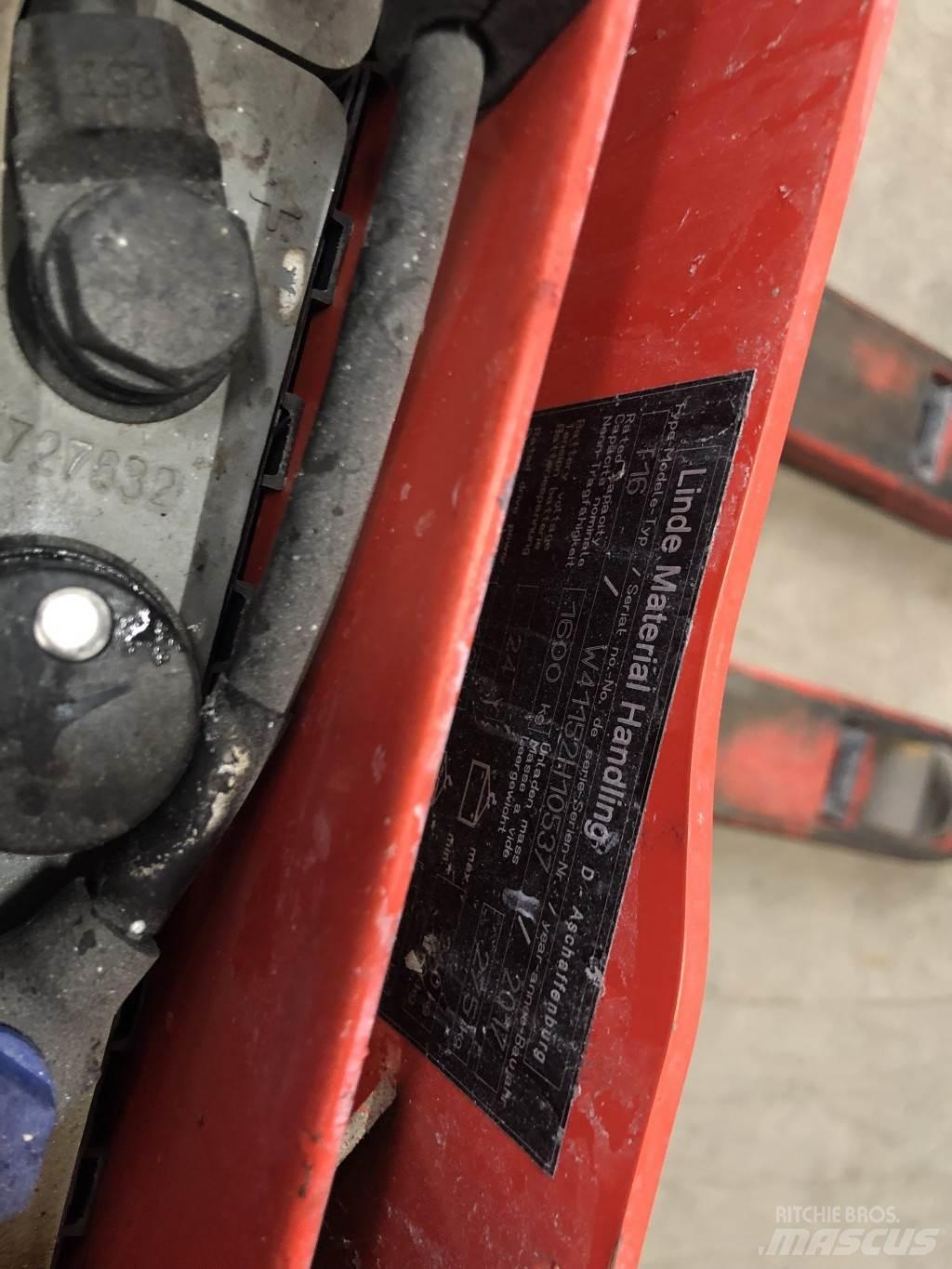 Linde T16 低架升降機