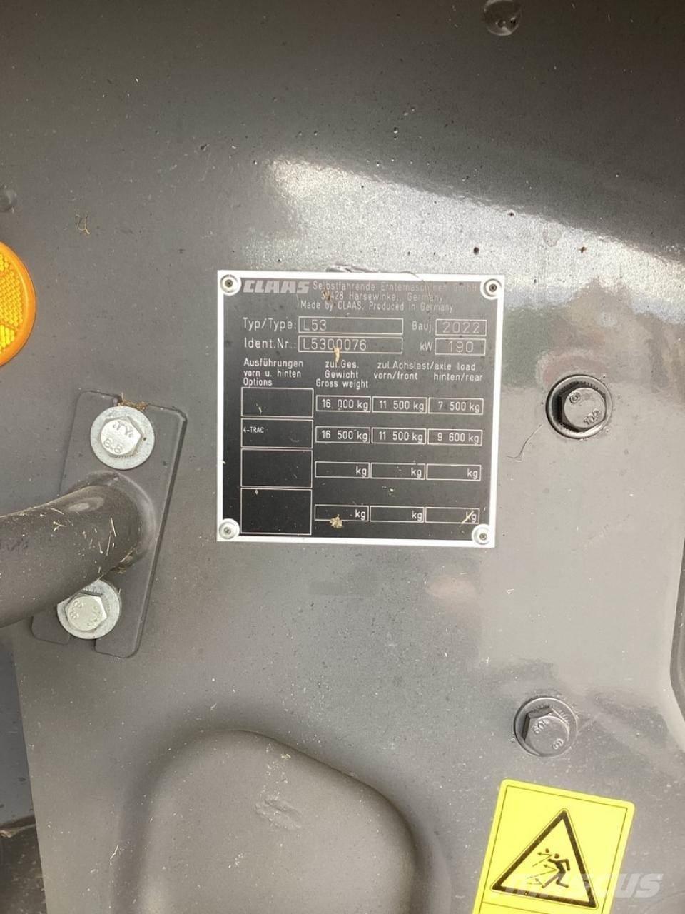 CLAAS Trion 520 聯合收穫機