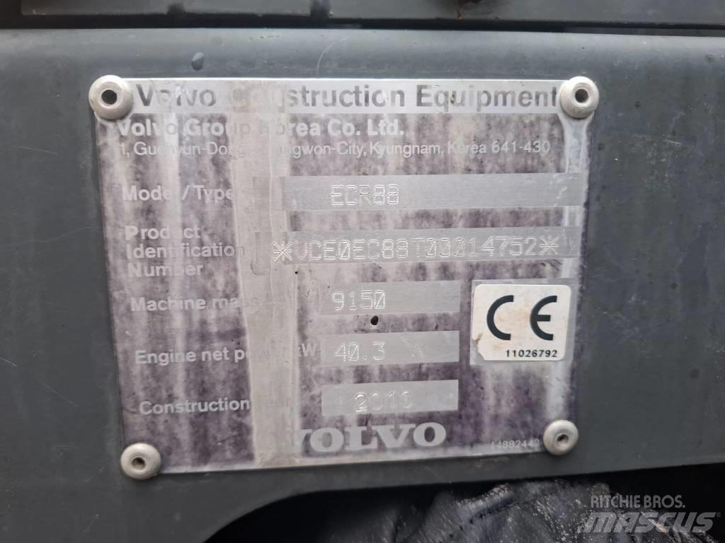 Volvo ECR 88 中型挖土機/掘鑿機/挖掘機 7t-12t