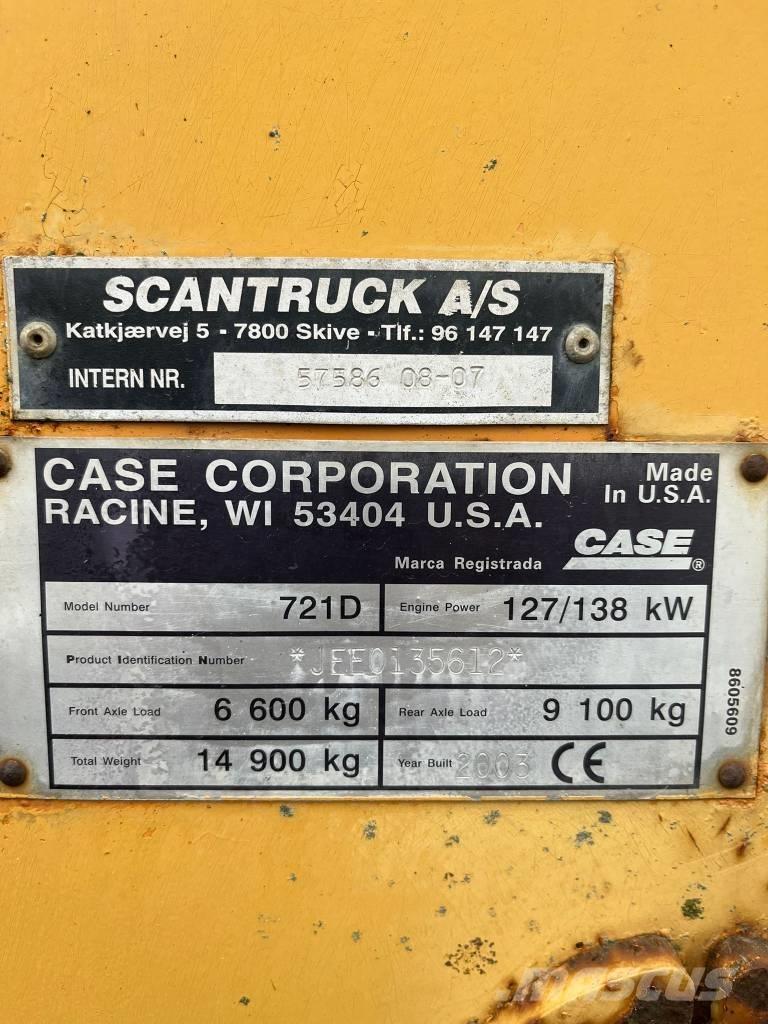 CASE 721 D 輪胎式裝載機