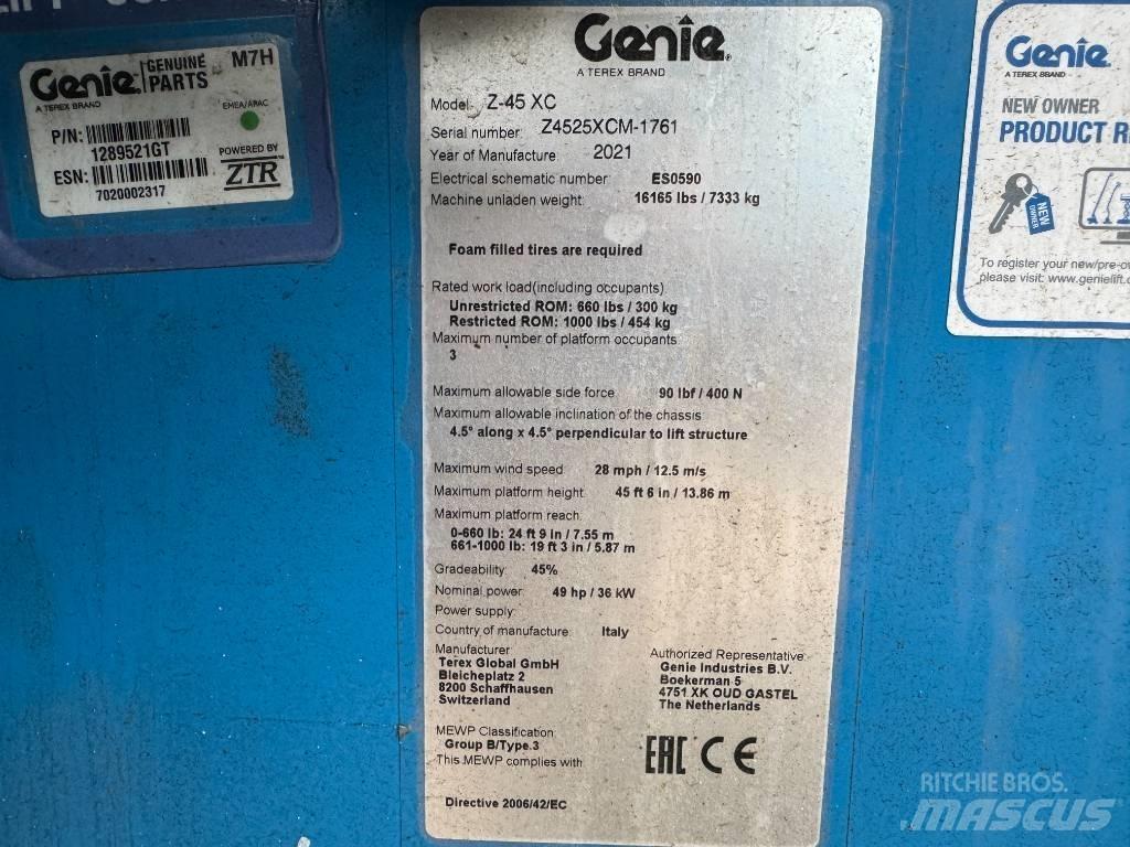 Genie Z 45/25 XC 曲臂高空作業車