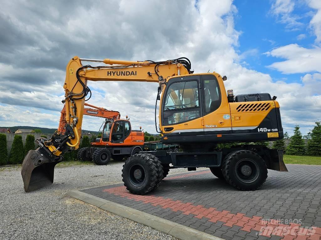 Hyundai 140 W 9 A 旋轉式挖土機/掘鑿機/挖掘機