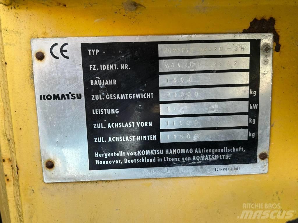 Komatsu WA 420 輪胎式裝載機
