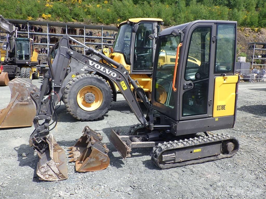 Volvo EC 18 E 小型挖土機/掘鑿機<7t(小型挖掘機)