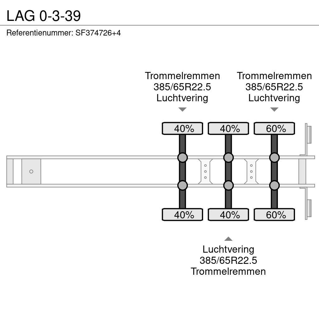 LAG 0-3-39 平台/側卸半拖車