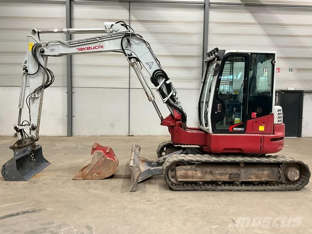 Takeuchi TB 280 FR 中型挖土機/掘鑿機/挖掘機 7t-12t