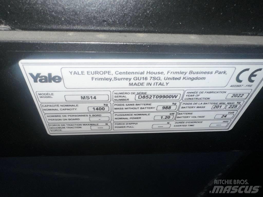 Yale MS 14 AC 行走控制式堆積機