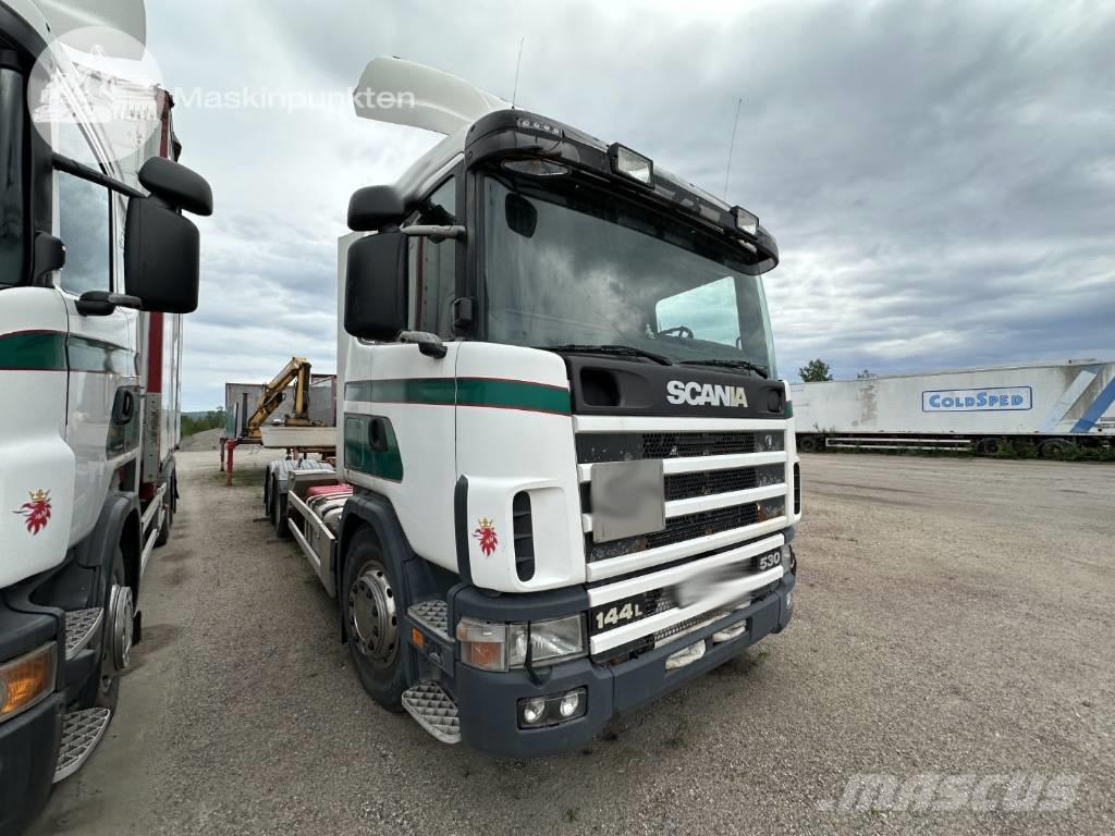 Scania R 124 LB 貨櫃框架卡車