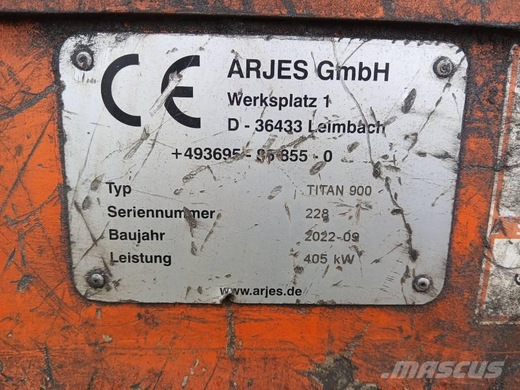 Arjes Titan 900 廢棄物撕碎機