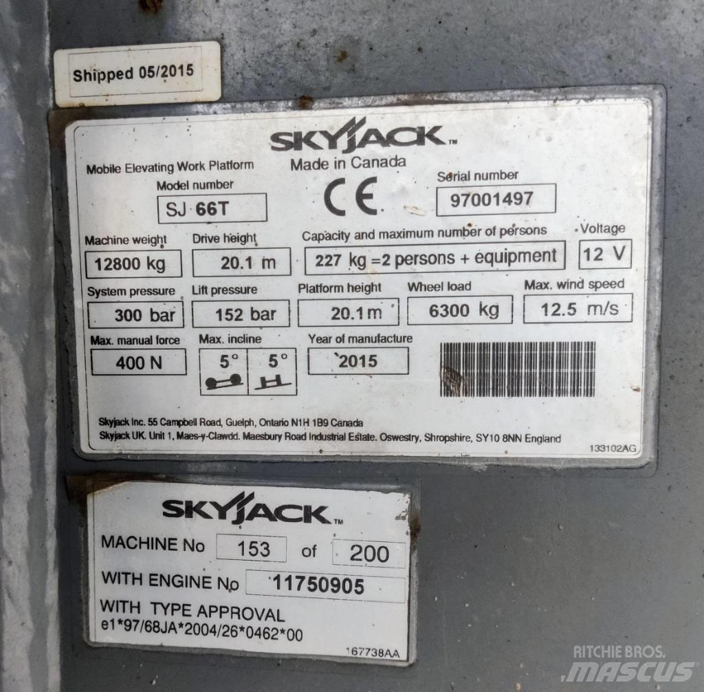 SkyJack SJ 66 T 曲臂高空作業車