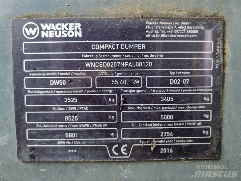 Wacker Neuson DW 50 側卸礦車