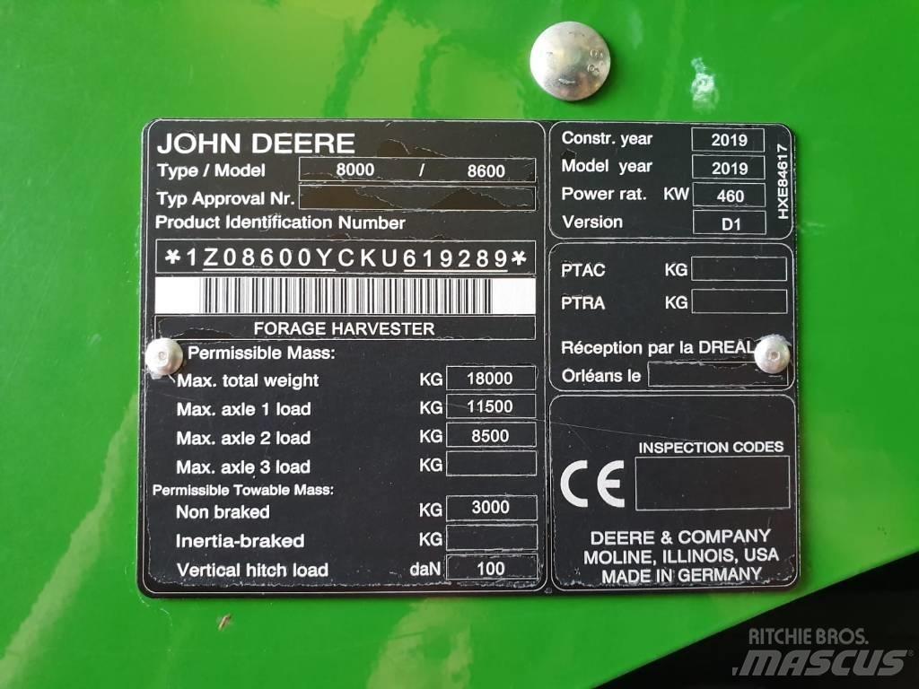 John Deere 8600I 牧草收穫機