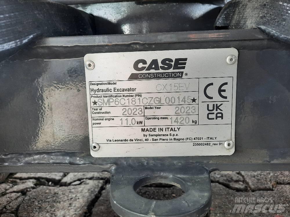 CASE CX 15 EV 小型挖土機/掘鑿機<7t(小型挖掘機)