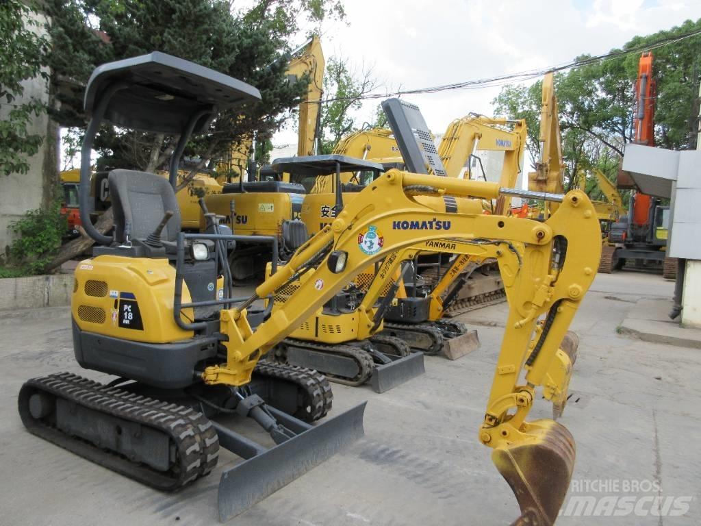 Komatsu PC 18 小型挖土機/掘鑿機<7t(小型挖掘機)