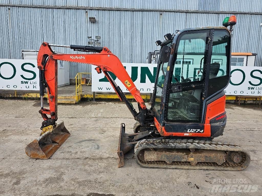 Kubota U 27-4 小型挖土機/掘鑿機<7t(小型挖掘機)