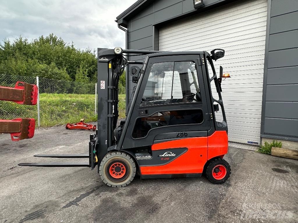 Linde E 25 -01 電動堆高機