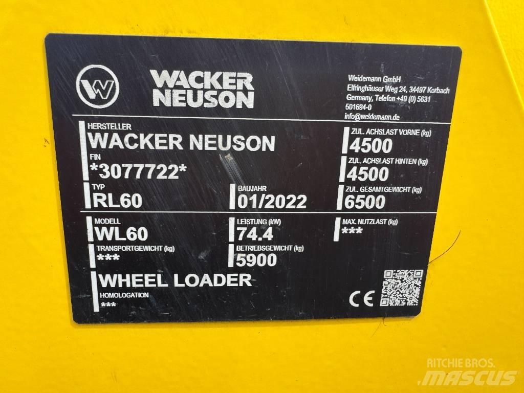 Wacker Neuson WL60 輪胎式裝載機