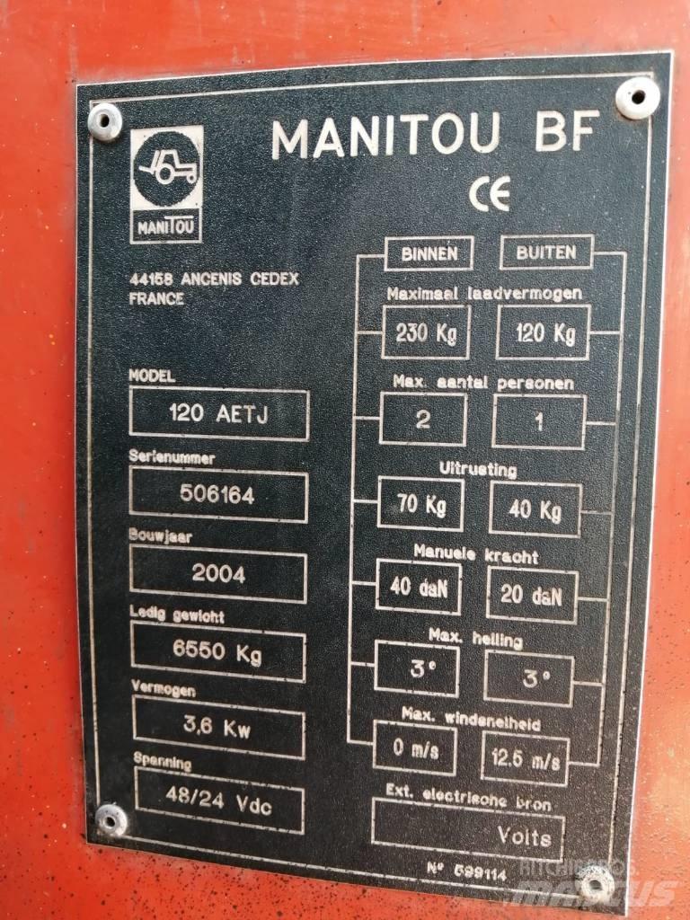 Manitou 120 AETJ3D 曲臂高空作業車
