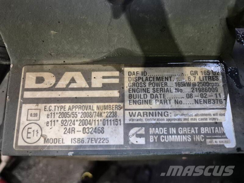 DAF GR165U2 引擎/發動機