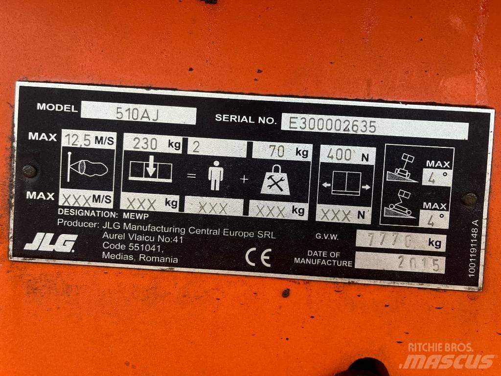 JLG 510 AJ 曲臂高空作業車
