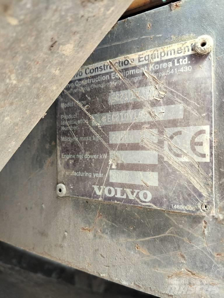 Volvo EC 210 B LC 履帶式 挖土機/掘鑿機/挖掘機