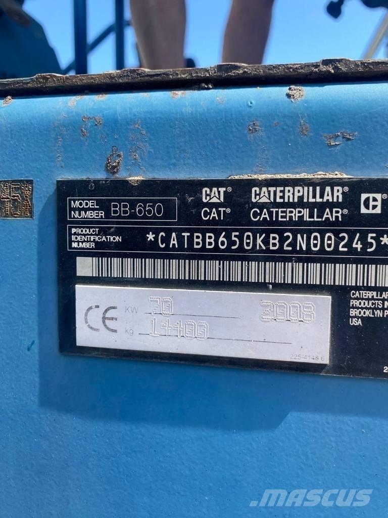 CAT BB 650 瀝青攤舖機/鋪路機