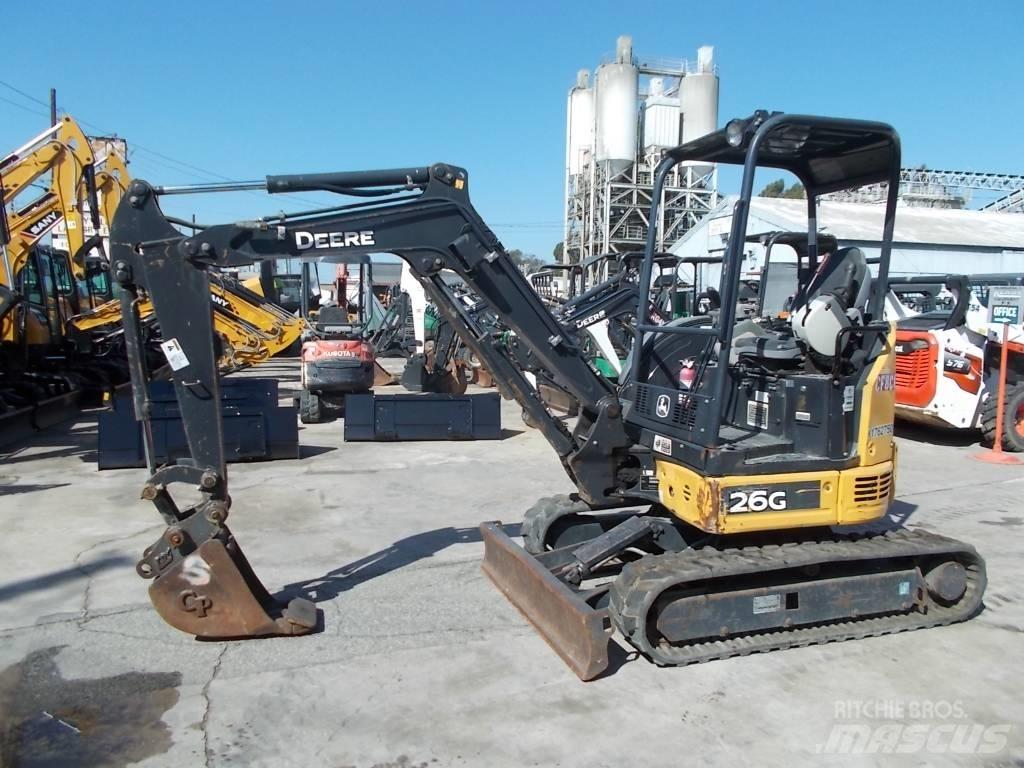 John Deere 26G 小型挖土機/掘鑿機<7t(小型挖掘機)
